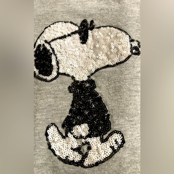 Gap Kids Peanuts Snoopy sequin shirt - Picture 3 of 6